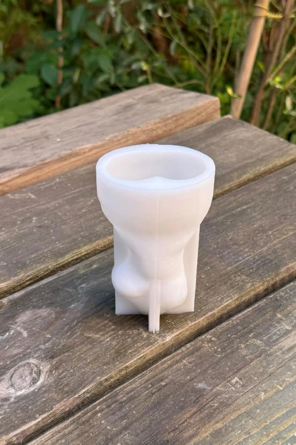 Kadın İnce Bel Silikon Mum Kalıbı - Resim 6