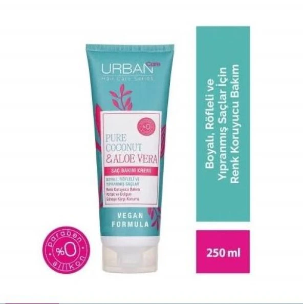 Urban Care Pure Coconut & Aloe Vera Saç Kremi 250 ml