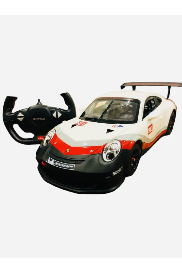 Roastar lisanslı Kumandalı 1:14 Uzaktan Porsche 911 GT3 Cup Işıklı Model Araba ürün görseli