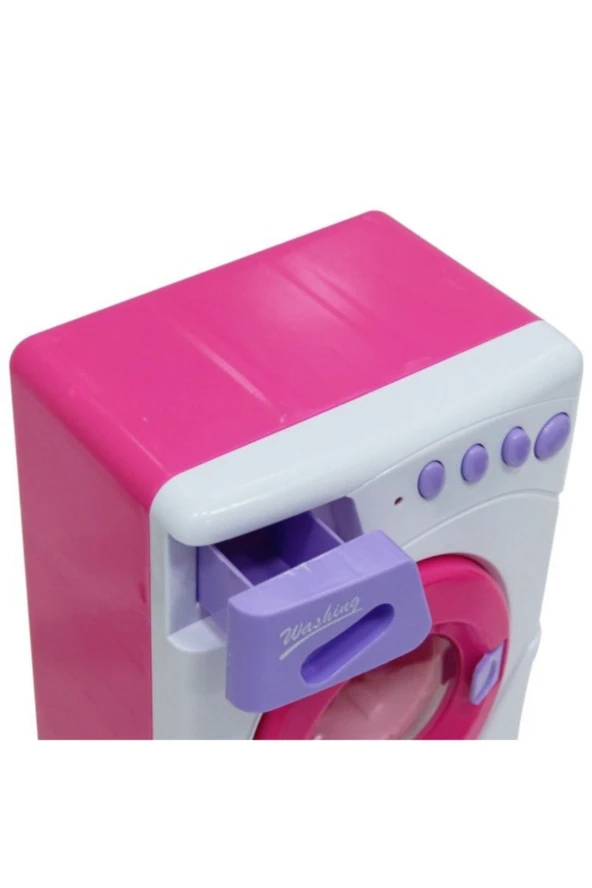 Pilli Oyuncak Çamaşır Makinesi Oyuncak Çamaşır Makinesi Kaliteli Çocuklar Için - 2