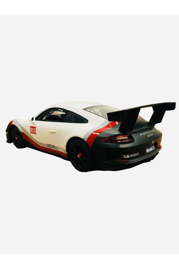 Roastar lisanslı Kumandalı 1:14 Uzaktan Porsche 911 GT3 Cup Işıklı Model Araba - Resim 6