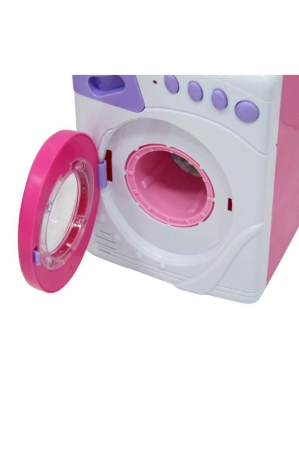 Pilli Oyuncak Çamaşır Makinesi Oyuncak Çamaşır Makinesi Kaliteli Çocuklar Için - 3