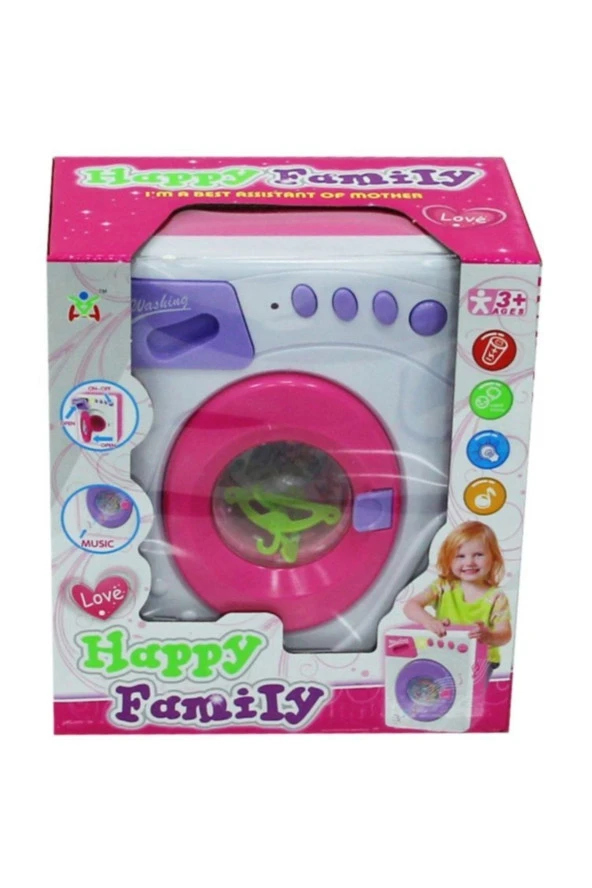 Pilli Oyuncak Çamaşır Makinesi Oyuncak Çamaşır Makinesi Kaliteli Çocuklar Için - 4