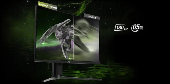 MSI 27" MAG 27CQ6PF 2560x1440 (WQHD) 16:9 CURVE 1500R RAPID VA 180HZ 0.5MS FREESYNC GAMING MONITOR - 6