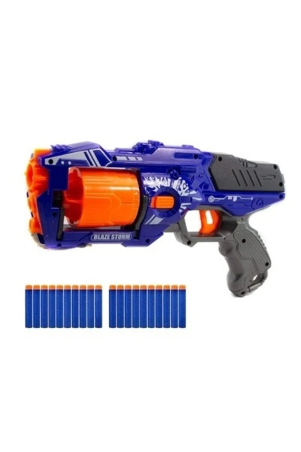 Sünger Mermi Atan Nerf Nişancı 2 Oyuncak Tabanca 20 Mermi - 2