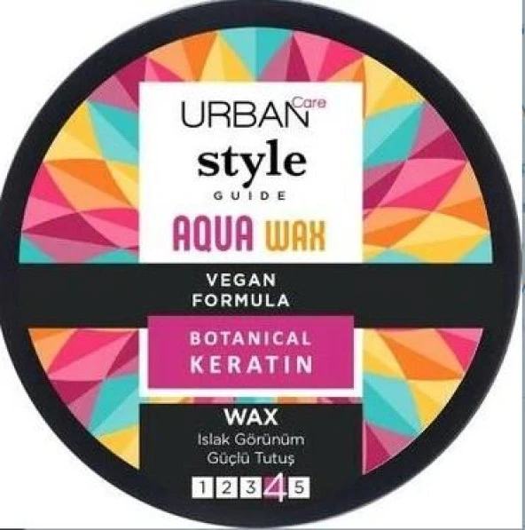 Urban Care Style Guide Islak Görünüm Sağlayan Wax Güçlü Tutuş 100 ml