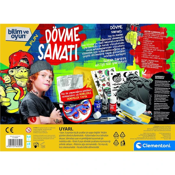 Clementoni Bilim ve Oyun - Dövme Sanatı - 4