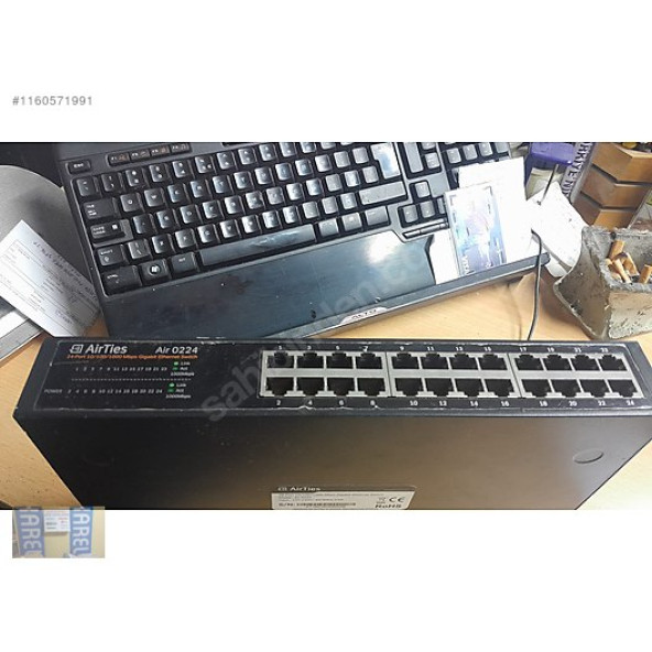 Airties AIR-0224 24 Port Gigabit Switch  2.EL KULLANILMIŞ - 2