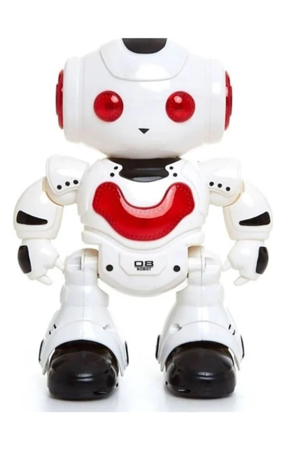 Uzaktan Kumandalı Robot Türkçe Sesli Işıklı Hareketli Pilli Oyuncak Akıllı Robot Dans Eden Robot - 2
