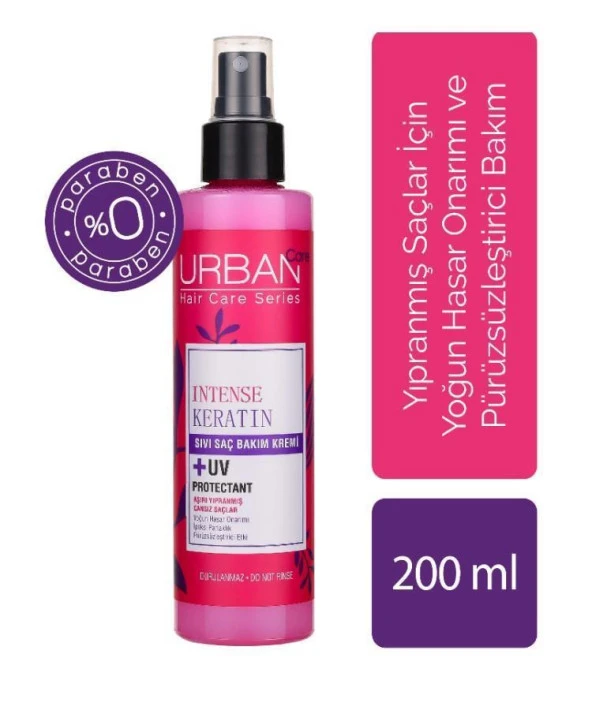 Urban Care Intense Keratin Sıvı Saç Kremi 200 ML