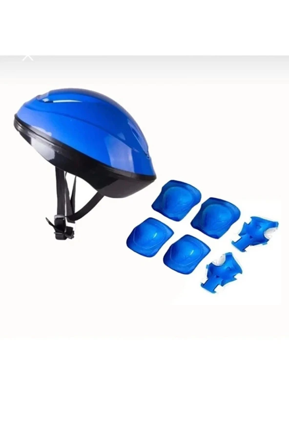 Kask SET Dizlik Dirseklik  Koruyucu Set