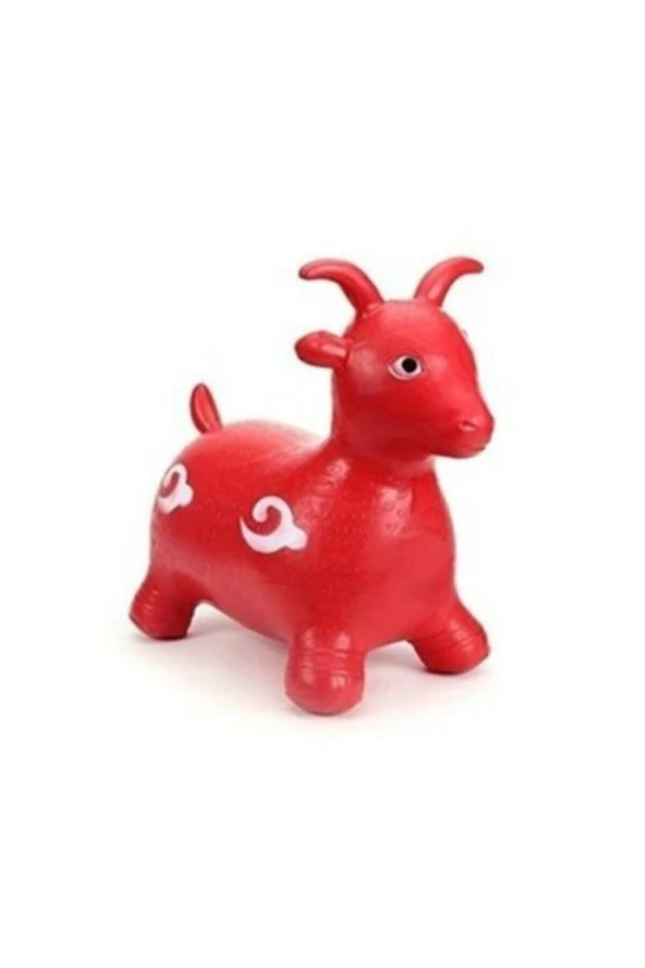 Şişme Eşek Zıp Zıp Pilates & Jimnastik At Geyik Kuzu Çocuk Bebek Şişme Hayvan - 3