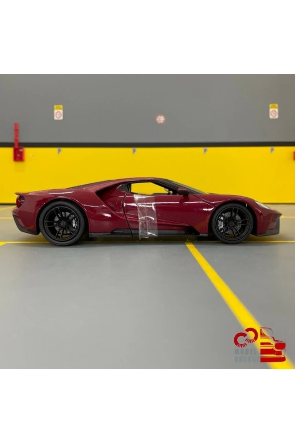Ford Gt 2017 1/24 Ölçek Diecast Metal Model Araba - 3