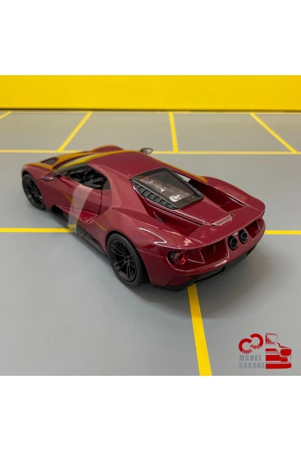 Ford Gt 2017 1/24 Ölçek Diecast Metal Model Araba - 7
