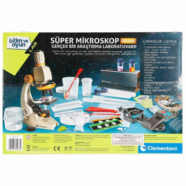 Clementoni Bilim ve Oyun: Süper Mikroskop Delüks - 3