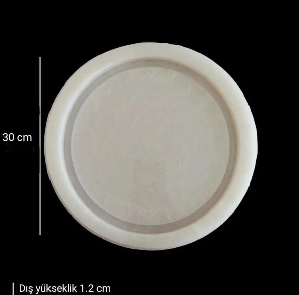 30 cm - Yuvarlak Tepsi Kalıbı