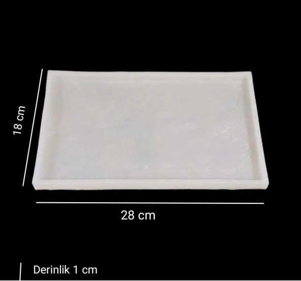 28x18 cm - Dikdörtgen Tepsi Kalıbı ürün görseli