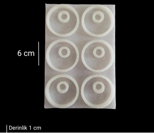 6 cm - Peçete Yüzüğü Kalıbı M2