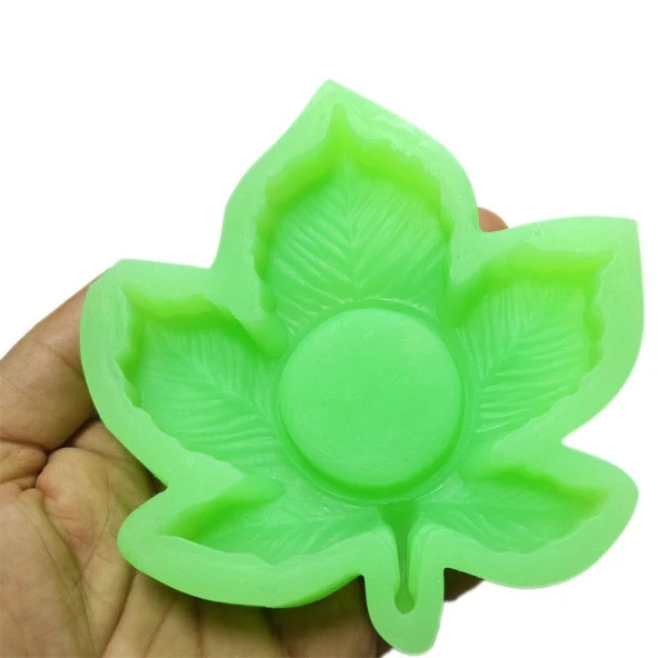 5 Adet - Asma Yaprağı - Beton Kalıp - Resim 2