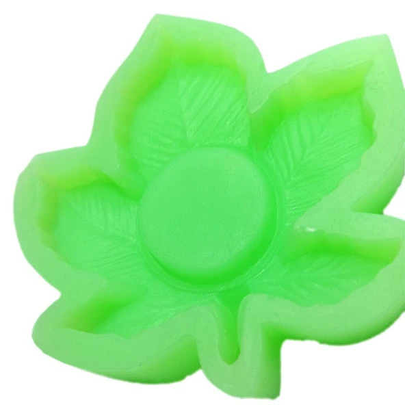 5 Adet - Asma Yaprağı - Beton Kalıp - Resim 3