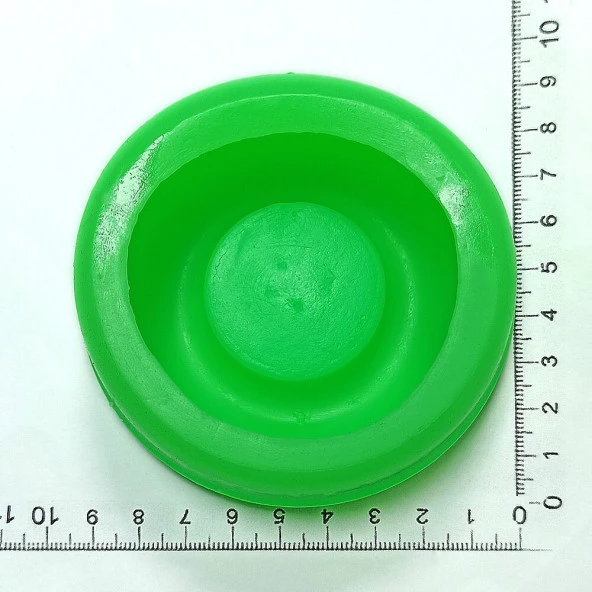 5 Adet Yuvarlak - Mum ve Beton Kalıp - Resim 6