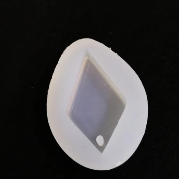 5 Adet Reçine Epoksi Kalıp-delikli Baklava - E12 - Resim 3