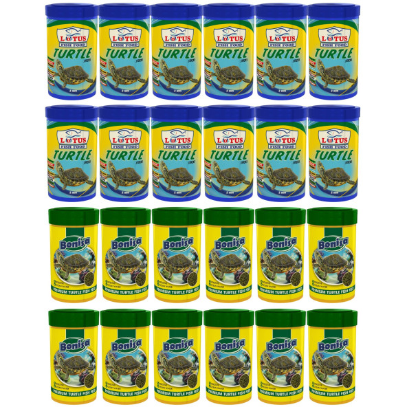 Lotus Turtle Food Sticks 12x100ml, Bonisa 12x100ml Su Kaplumbağası Yüzen Yemi