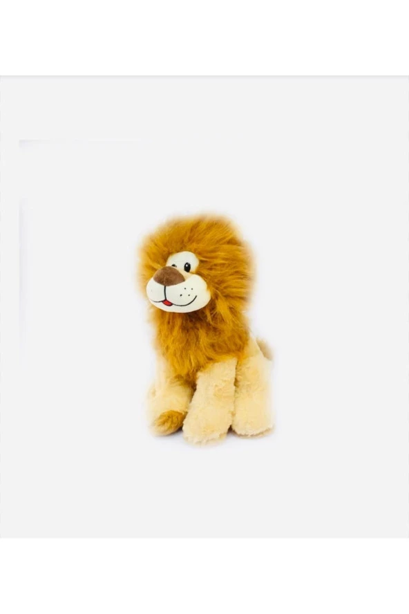 Aslan Peluş Oturan 35 Cm Sevimli Aslan Peluş Oyuncak - 3