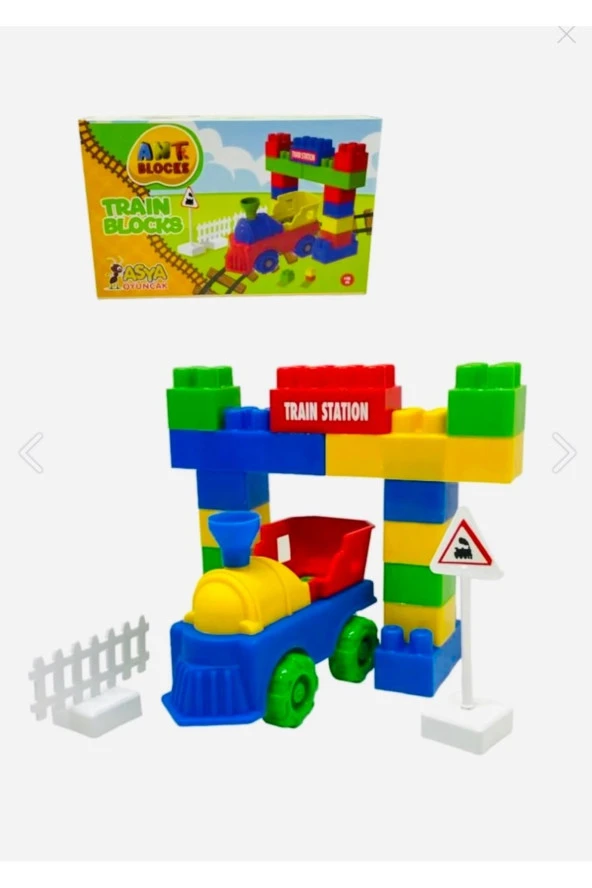 Tren lego Eğitici Tren lego Blok Seti Ant blocks 31 Parça - 2