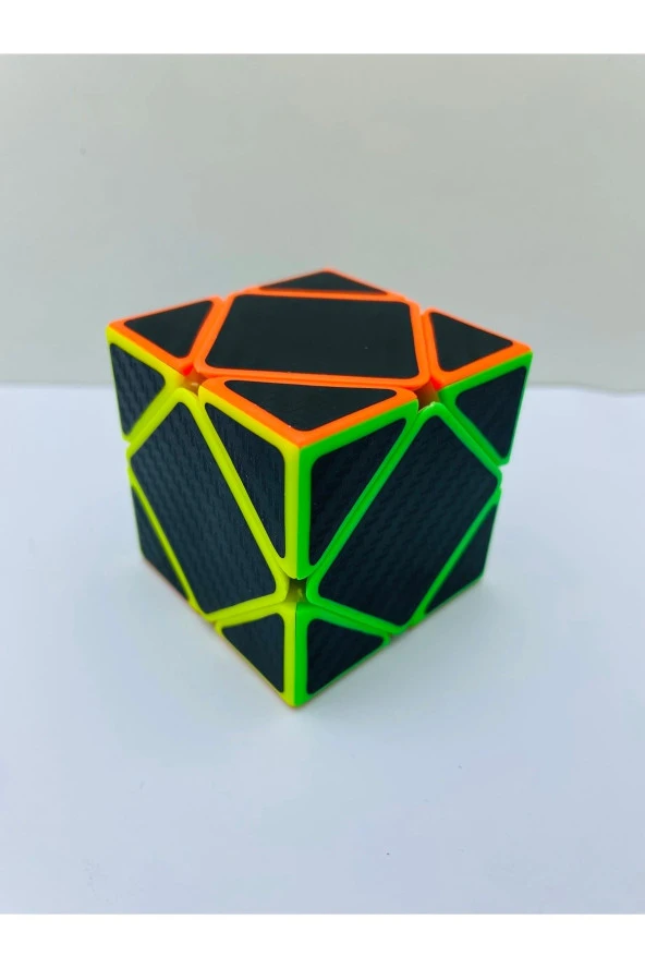 New Skewb Speed Cube Carbon Fiber Kaplama Zeka Küpü Sabır Küpü Sıradışı Tasarım Küp Akıl Oyunları