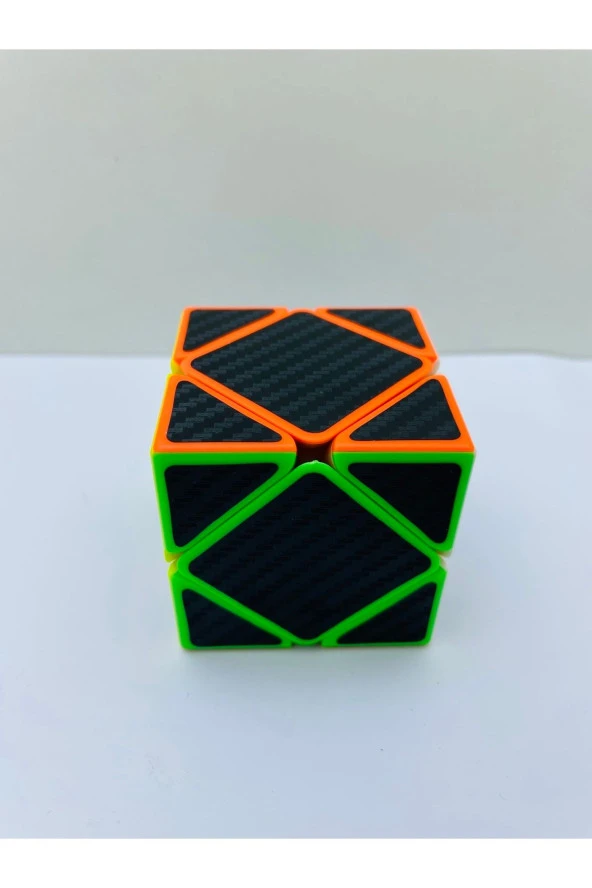 New Skewb Speed Cube Carbon Fiber Kaplama Zeka Küpü Sabır Küpü Sıradışı Tasarım Küp Akıl Oyunları - 2