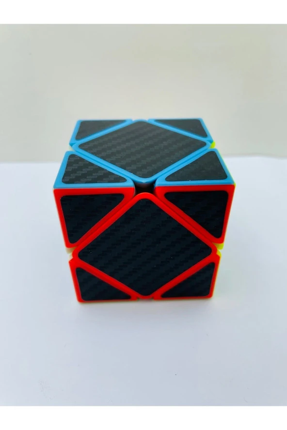 New Skewb Speed Cube Carbon Fiber Kaplama Zeka Küpü Sabır Küpü Sıradışı Tasarım Küp Akıl Oyunları - 5