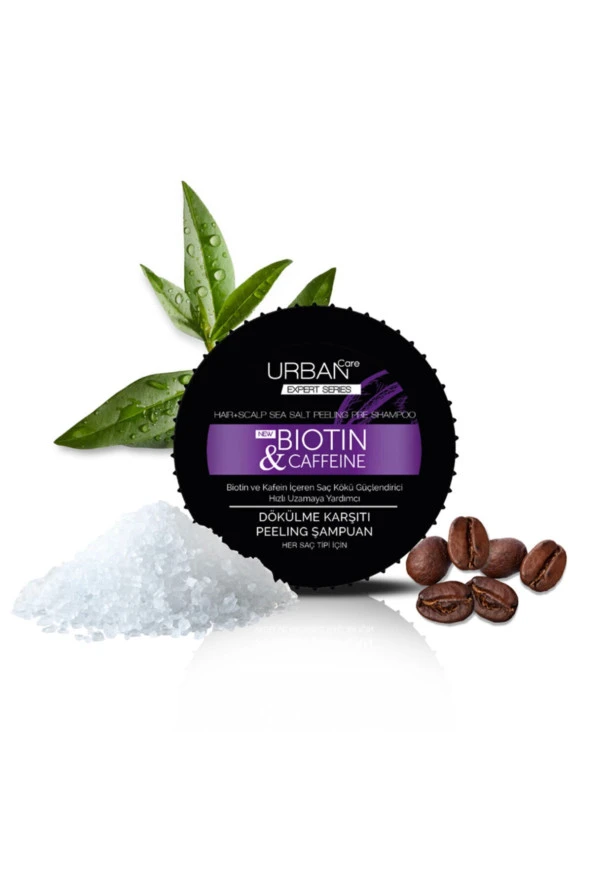 Saç Kökü Güçlendirici Peeling Şampuan Biotin ve Kafein 200 ml