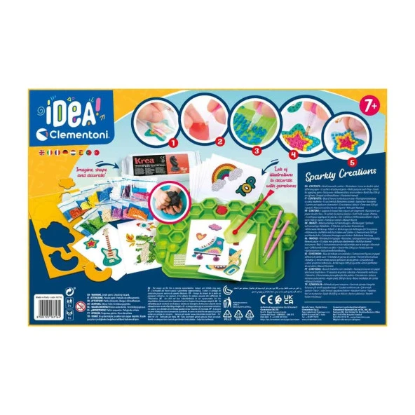 Clementoni Idea Işıltılı Tasarımlar Sanat Aktivite Seti - 8