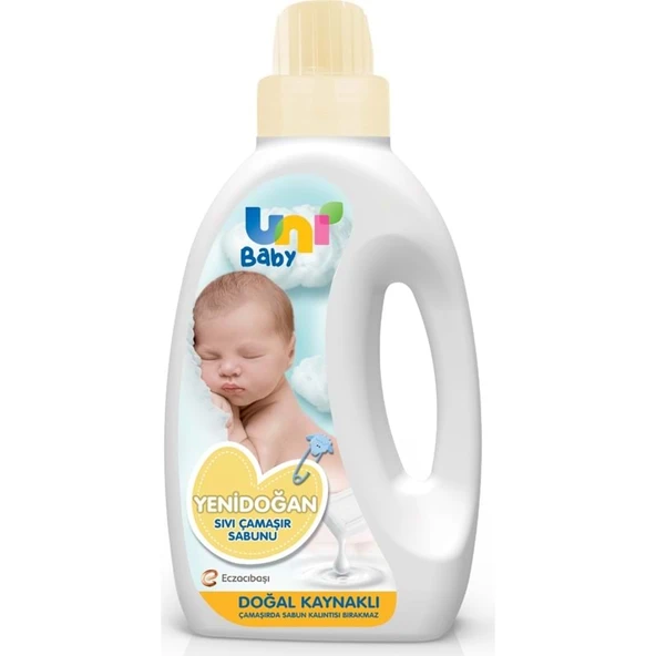 Uni Baby Yeni Doğan Çamaşır Deterjanı/Sabunu 1500ML (Sarı) ürün görseli