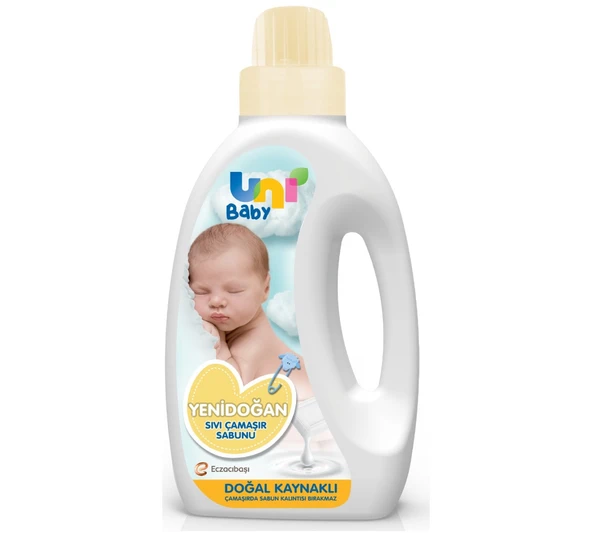 Uni Baby Yeni Doğan Çamaşır Deterjanı/Sabunu 1500ML (Sarı)
