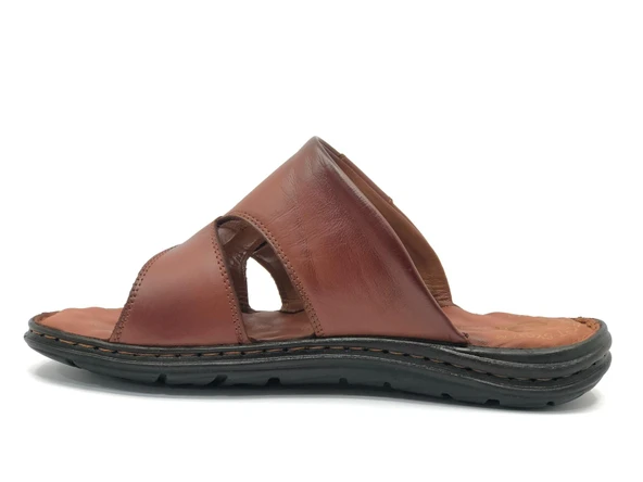 Asker 1920 %100 Hakiki Deri Erkek Full Ortapedik Terlik - Resim 9