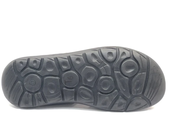 Kocamanlar %100 Hakiki Deri Tam Ortapedik Erkek Sandalet - 11