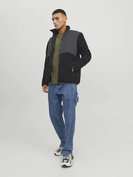 Jack Jones Emarvın Fleece Erkek Polar Ceket 12235864 - 4