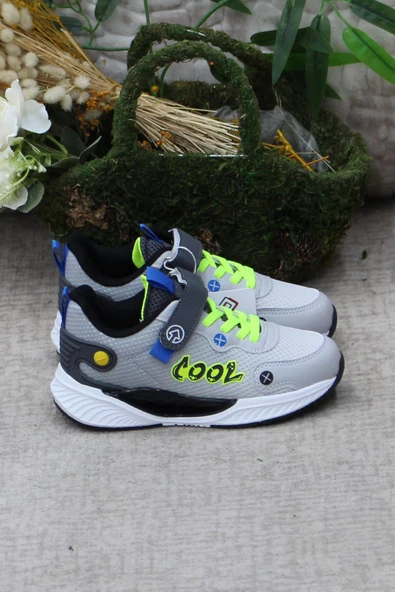 Fort Cool Elvis Gri Anatomik Hafif Rahat Erkek Çocuk Ayakkabı ürün görseli