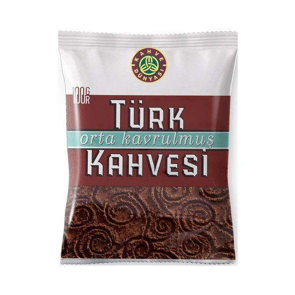 Kahve Dunyasi Orta Kavrulmus Turk Kahvesi 100 Gr X 48 Adet ürün görseli 1