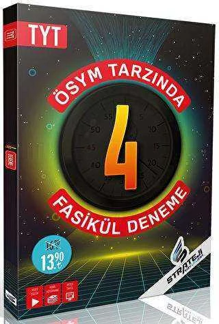 TYT 4 Fasikül Deneme Strateji Yayınları