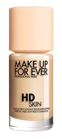 MAKE UP FOR EVER HD Skin 1N10 - Gözle görülmeyen uzun süre kalıcı fondöten 30 ML