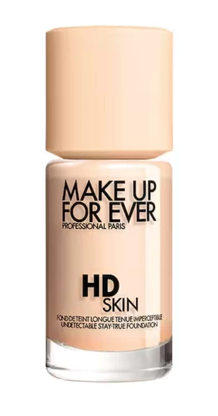 MAKE UP FOR EVER HD Skin 1R02 - Gözle görülmeyen uzun süre kalıcı fondöten 30 ML
