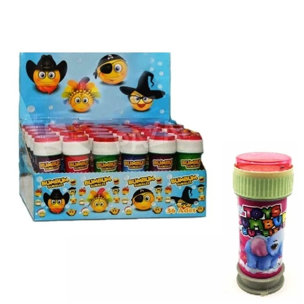 36 PCS GUN BUBBLE 36 ADET ÜFLEMELİ BALONCUK KÖPÜK TABANCASI İÇİN YEDEK KÖPÜK YEDEK SOLİSYON KÖPÜK ürün görseli