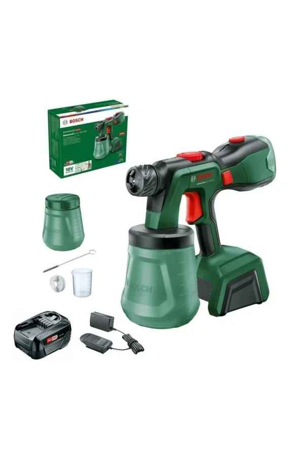 Bosch AdvancedSpray 18V-500 Tek Akülü Boya Tabancası