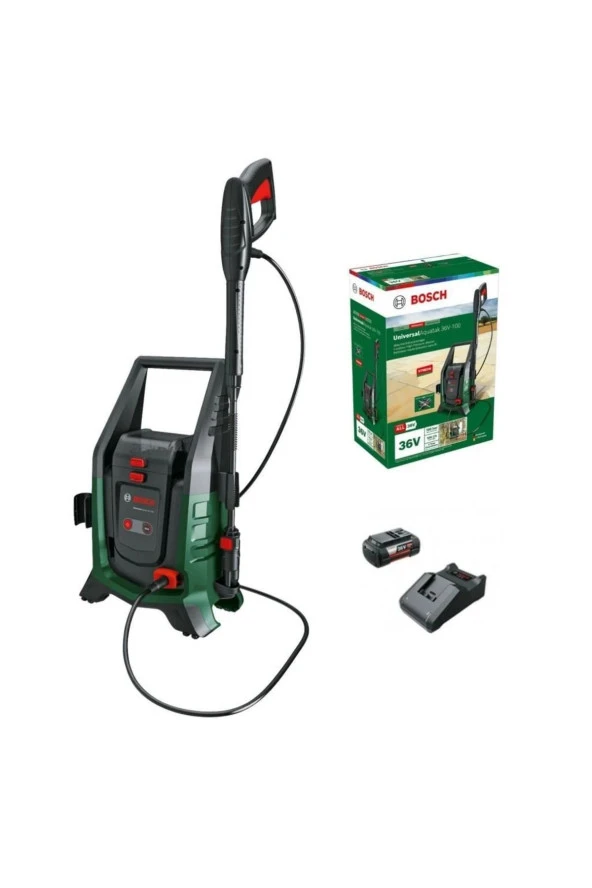 Bosch Universal Aquatak 36v-100 Akülü Yüksek Basınçlı Yıkama Makinesi
