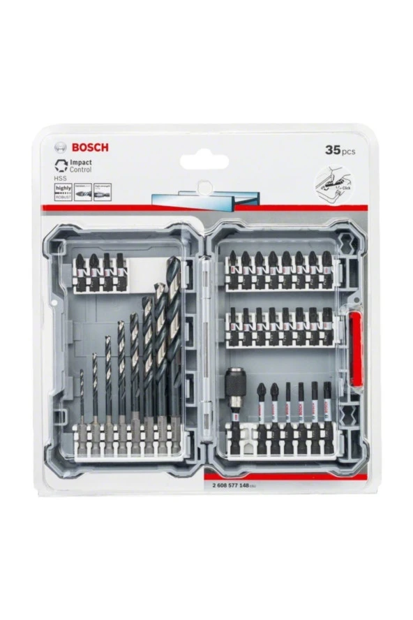 Bosch Impact HSS 35 Parça Karışık Set Matkap Ucu - 2
