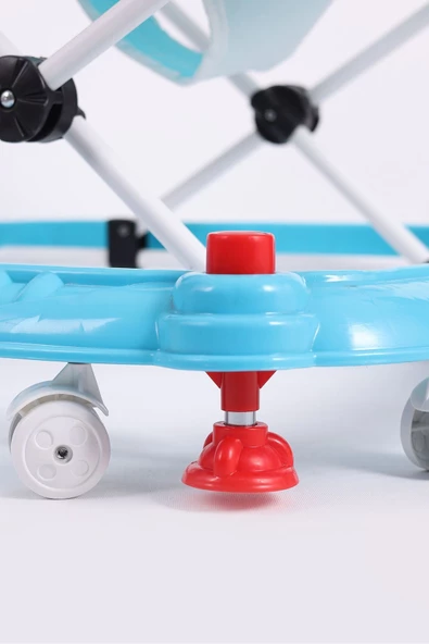 Jusso Vak Vak Stoperli Müzikli Yürüteç Turkuaz - 6