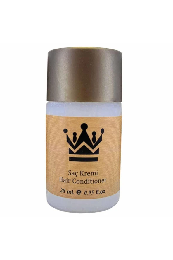 100 Adet Standart Otel Saç Kremi Geniş Kapak Kraft 30 ml Silindir Şişe Tek Kullanımlık Kullan At